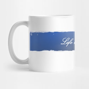 Life Is A Craft Bluestroke Mug